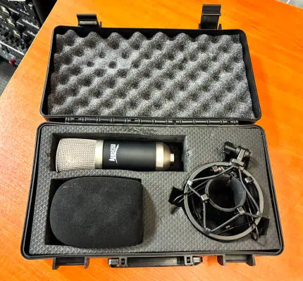 Apex - Compact Studio Condenser Mic with Case - Black 2